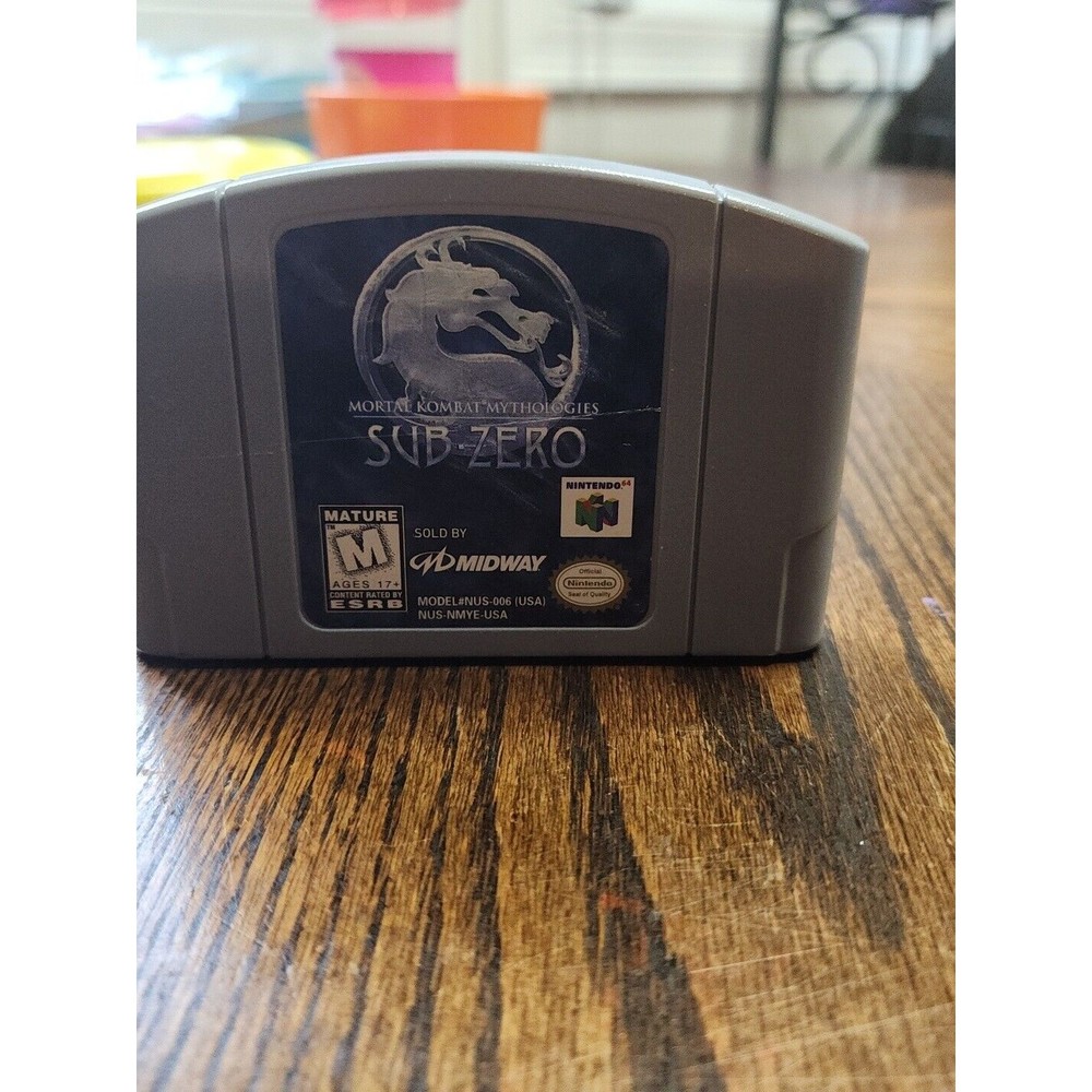 SOLD!! Mortal Kombat Mythologies Sub-Zero Nintendo 64 N64 Original Game | 1997 - Picture 1 of 2